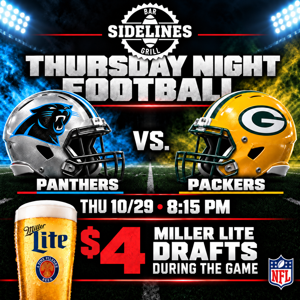 Carolina Panthers at Green Bay Packers