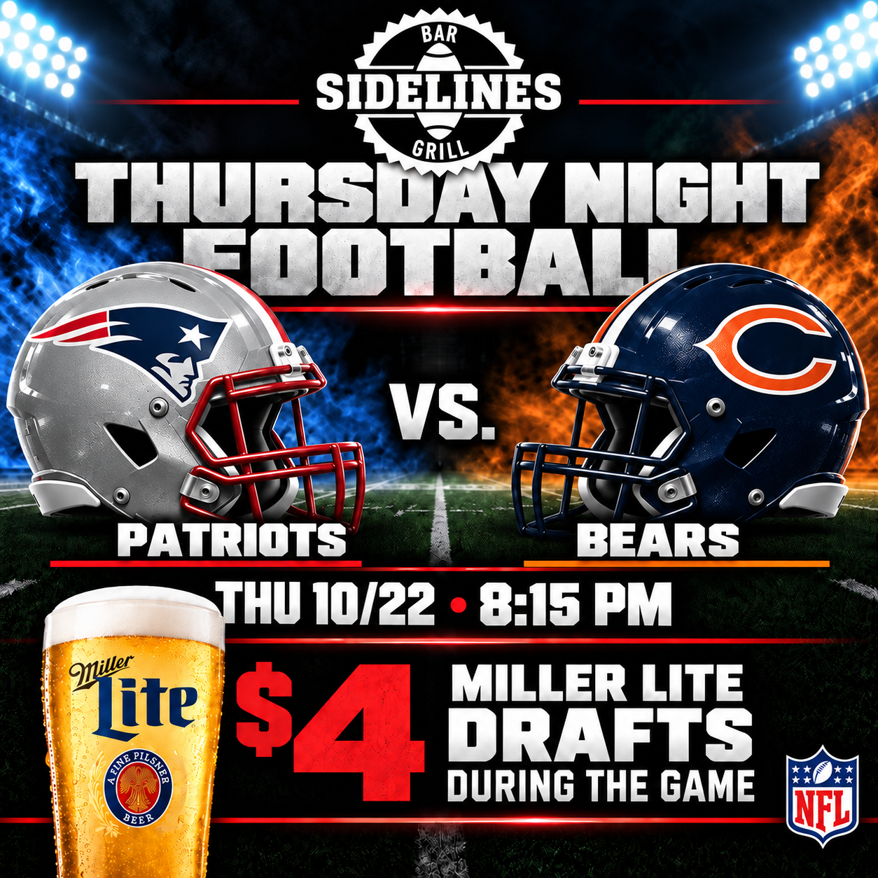 New England Patriots at Chicago Bears