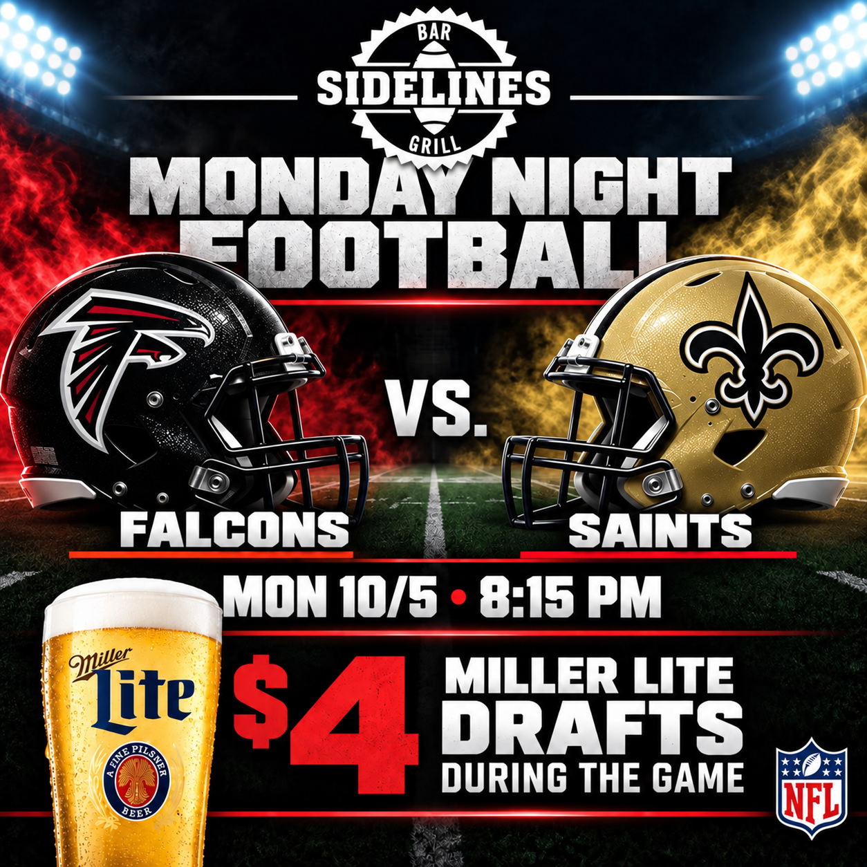 Atlanta Falcons at New Orleans Saints